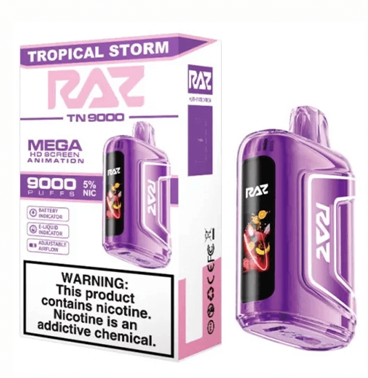 Tropical Storm Flavor RAZ TN9000 Disposable Vape Tropical Storm Flavor RAZ TN9000 Disposable Vape - Image 1