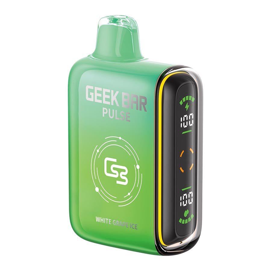Geek Bar Pulse Disposable Vape Device - White Grape Ice Geek Bar Pulse Disposable Vape Device - White Grape Ice - Image 1