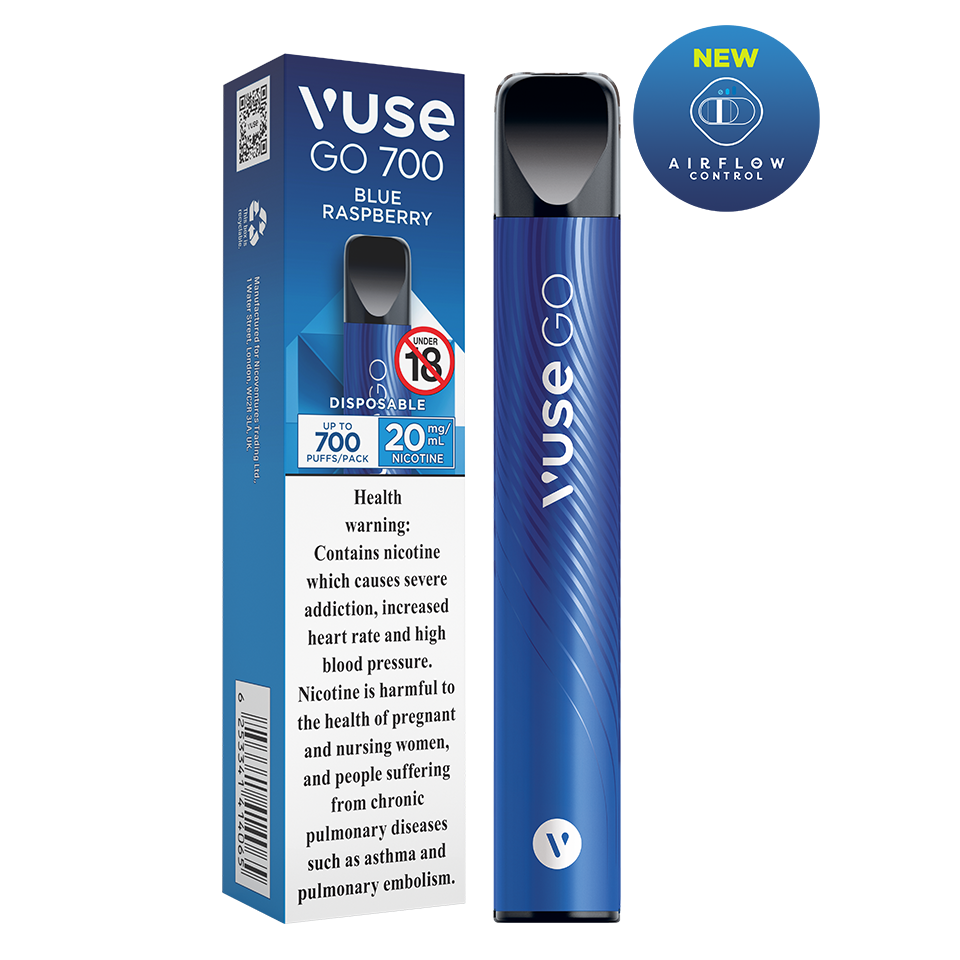Blue Raspberry - Vuse Go - 700 Puffs Blue Raspberry - Vuse Go - 700 Puffs - Image 1
