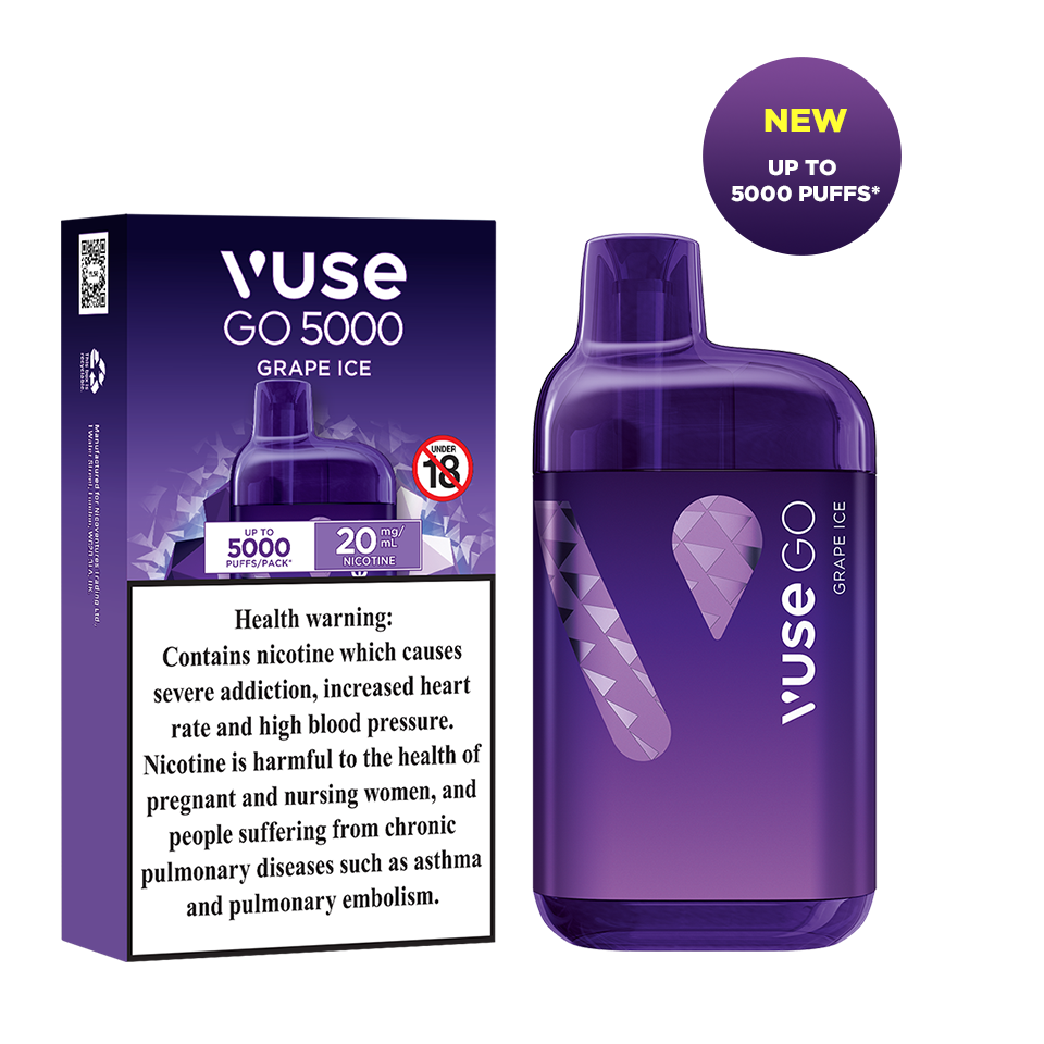 Grape Ice - Vuse Go - 5000 Puffs Grape Ice - Vuse Go - 5000 Puffs - Image 1